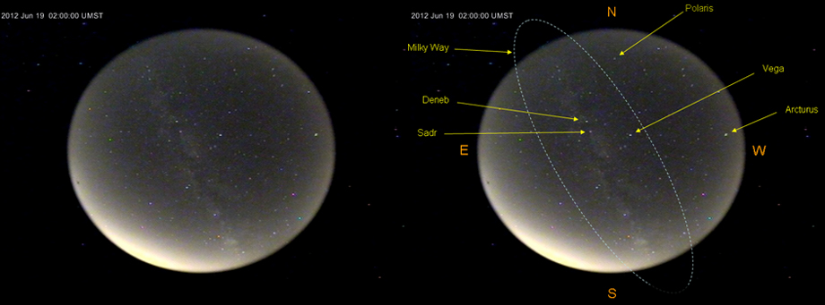 Night Sky on June19, 2012